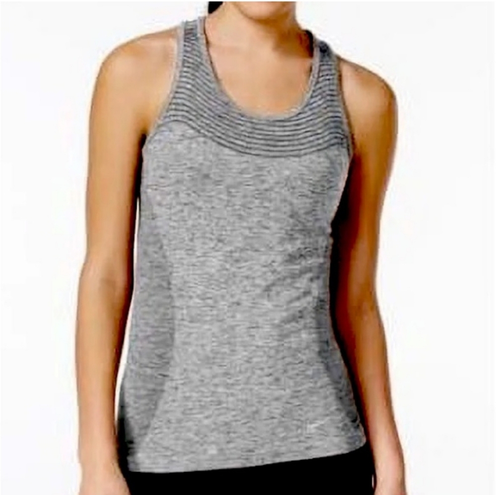 Nike Dri-Fit Gray Running Racerback Tank Top